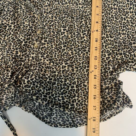 Pilcro Anthropologie‎ Shirt Womens XXS The Sidney Batwing blouse Cinched Waist - Picture 10 of 10